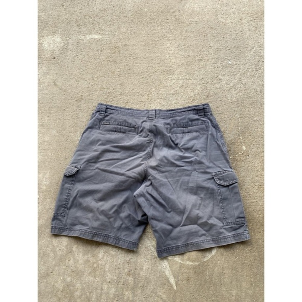 Vintage Columbia‎ Cargo Shorts Mens 36 Gray Omni-Shade Pockets Outdoor Casual 10